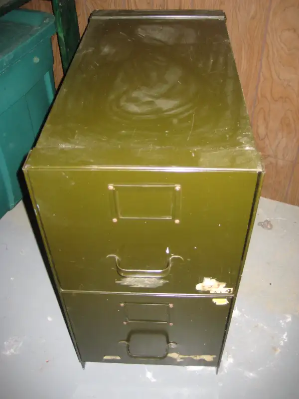 FS: IKEA long MALM style wall shelf, a rare letter file cabinet in Bookcases & Shelving Units in Ottawa - Image 3