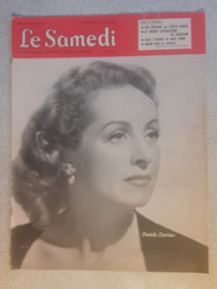 JOURNAL VINTAGE LE SAMEDI DE MAI 1952
