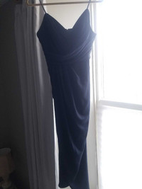Evernew navy midi dress size 4