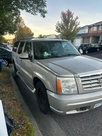 Parting out a 2005 Escalade ESV. Engine in good running condition. Transmission is dead, only has fi...