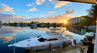 Florida N Miami 165th Ter90ft Dock Waterfront Townhouse for Sale