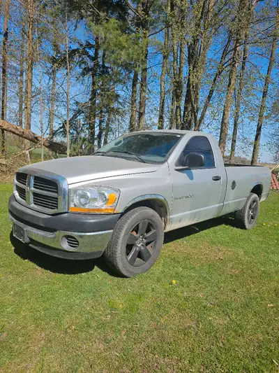 Super low mileage, posting for a friend. 2007 Dodge Ram 1500 RWD 2 Wheel Drive 3.7L V6 runs awesome...
