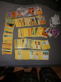 Pokemon card lot.