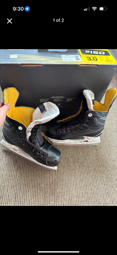 Kids hockey skates  Size 3.0 $30, View more