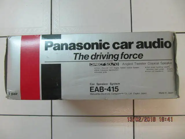 ClassicPanasonic EAB-415 Direct Sound 4x10 Car Speakers 1970-80s in Arts & Collectibles in Mississauga / Peel Region - Image 4