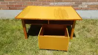Toddler Play Table and Storage Bin