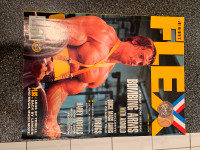 Arnold in flex magazine