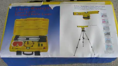 New Primegrip Laser Waterpas laser level c/w case; Model 26-483; $15.00. Also see my other posted ad...