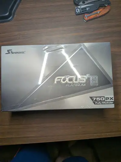 NEW & SEALED Seasonic FOCUS+ 750W Platinum PSU (Full Modular), View more