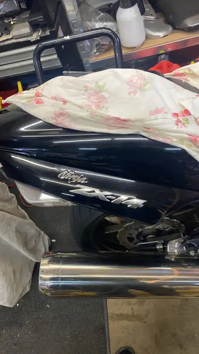 Wanted left side to match the one like in the pic 2006 ZX 14. Also left side ram air cover.