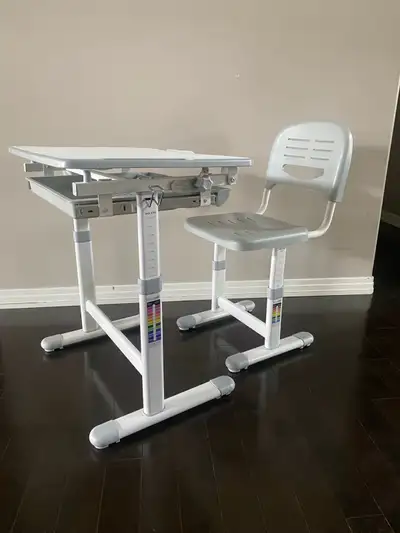 Kids adjustable desk and chair, View more