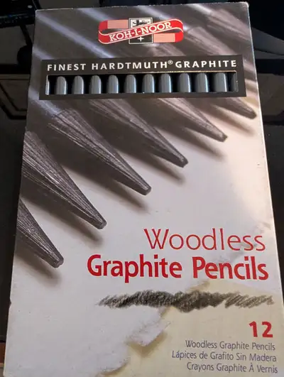 KOH-I-NOOR Woodless Graphite Pencils 12pack, View more