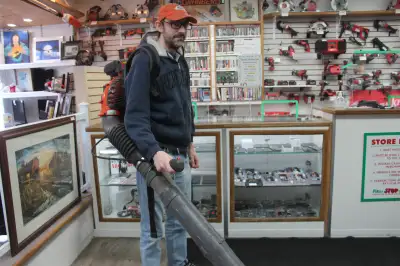 At FirstStopSwap$hop we are selling a Husqvarna Backpack Blower for $499.95 plus tax. Husqvarna's mo...