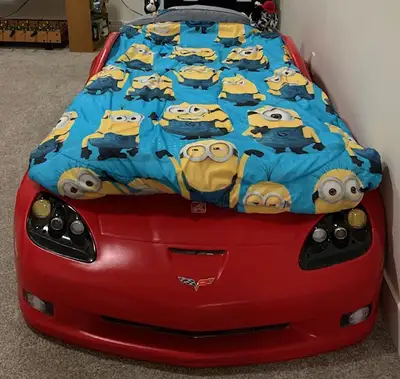 "Step 2" Corvette Toddler to Twin-Sized Red Bed, View more