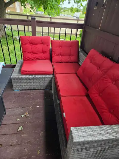 2 section patio set. , View more