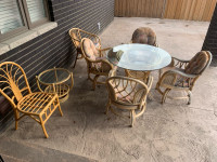 Bamboo Outdoor Chairs and Tables for Sale