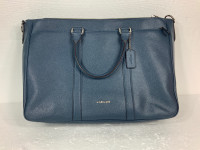 Coach Leather Laptop Briefcase Perry Slim