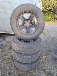 225/65/17 Michelin Latitude X-Ice tires on rims - $425