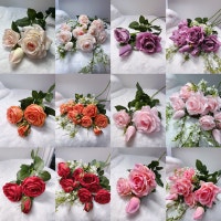 3-Head Artificial Rose Bouquet - Decor for Wedding Home Commerci Markham / York Region Toronto (GTA) Preview