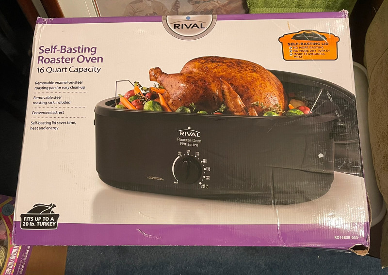 Rival SelfBasting Roaster Oven 16 quart capacity Microwaves