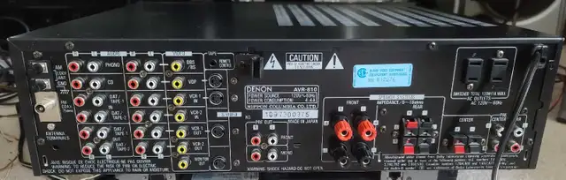 DENON receiver AVR-810 in Stereo Systems & Home Theatre in City of Toronto - Image 5