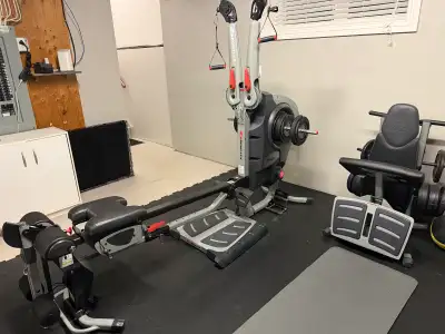 Barely Used BowFlex Revolution Deluxe Home Gym + Accessory Stand, View more