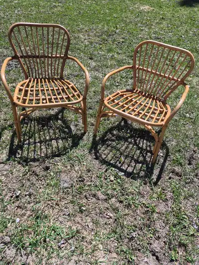 2 chaises  en bambou pour enfants, View more