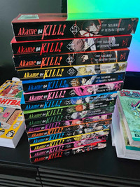 Akame Ga Kill 1-15, English Manga