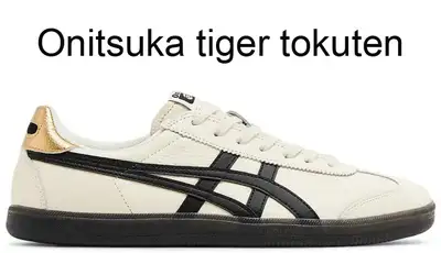 Onitsuka tiger tokuten white black gold Sneakers runners  shoes, View more