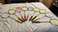 BADMINTON RACKETS, YONEX, LINING, VICTOR, APACS