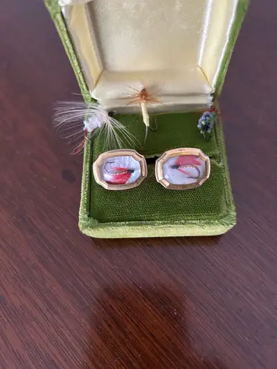 fishing cuff links , View more