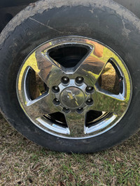 Polished gmc chevy wheels 