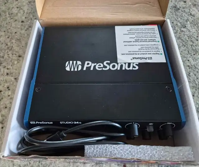 PreSonus Studio 24C Audio Interface in Pro Audio & Recording Equipment in Strathcona County - Image 2