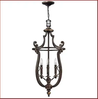 Hinkley Plymouth 4254OB LED Olde Bronze Foyer/Ceiling Light, View more