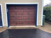Porte de garage bois 9x7