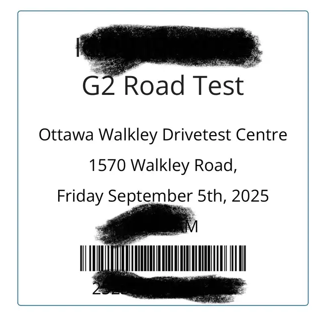 EARLY ROAD TEST BOOKING OF G2-G, DRIVE CLASSES63849001291137121