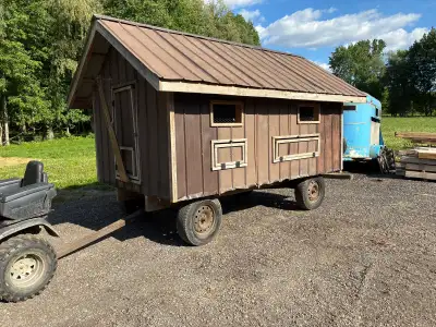 mobile chicken coop, View more