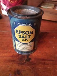 Vintage  Drug Trading Company Epsom Salts Tin