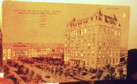 Antique Hold To Light Postcard The Fort Garry   Winnipeg Canada