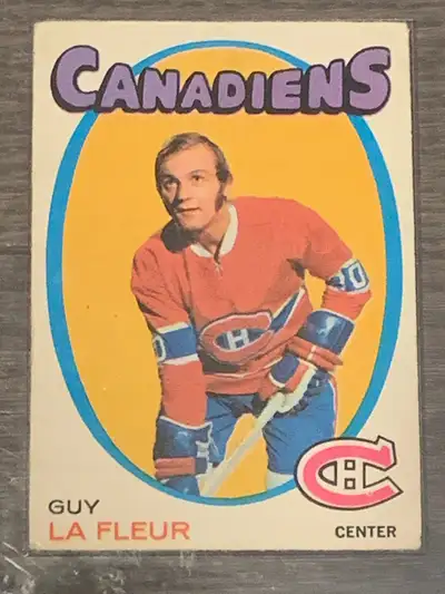 1971-72 O-PEE-CHEE OPC #148 Guy LaFleur Rookie RC Hockey Card, View more