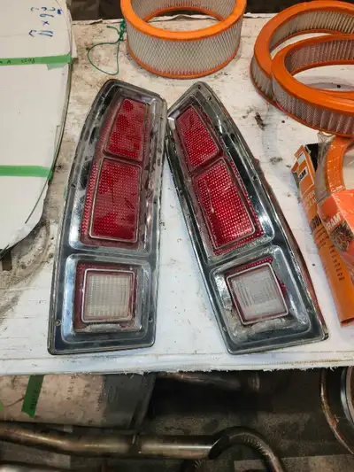 I have two taillights from a 1970s mercury station wagon.They are in good shape.One of the them has...