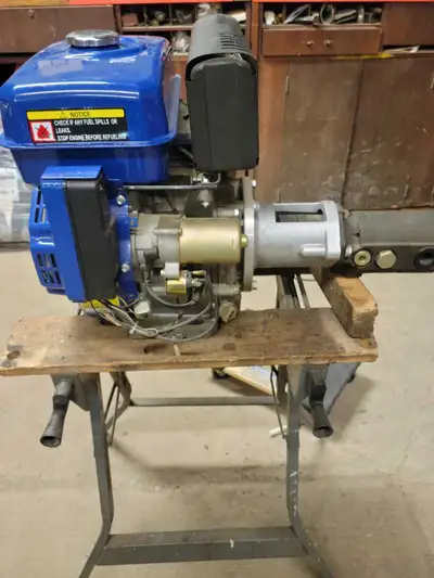 WASP 15hp electric start motor with hydraulic pump