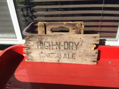 Vintage Wooden Soda Crate Sign , View more