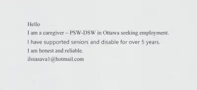 Personal Support Worker, View more
