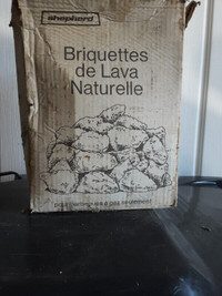 Briquettes pour BBQ ou FOYER au gas