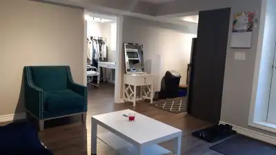 One Bedroom Basement apt for rent in Vaughan ON, Major Mac and Weston, separate entrance walkout to...