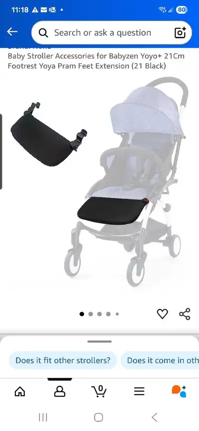 Yoyo footrest longer version, View more