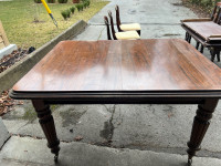 Antique Dinning Table and Chairs