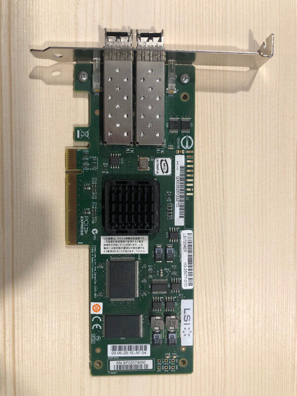 Apple Mac Pro Dual Fibre Channel Pci-E 8x HBA LSI LSI7204EP-A dans Ordinateurs de bureau  à Laval/Rive Nord