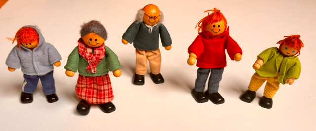 ELC Early Learning Centre Wooden Dolls, made in UK in Toys in Oakville / Halton Region